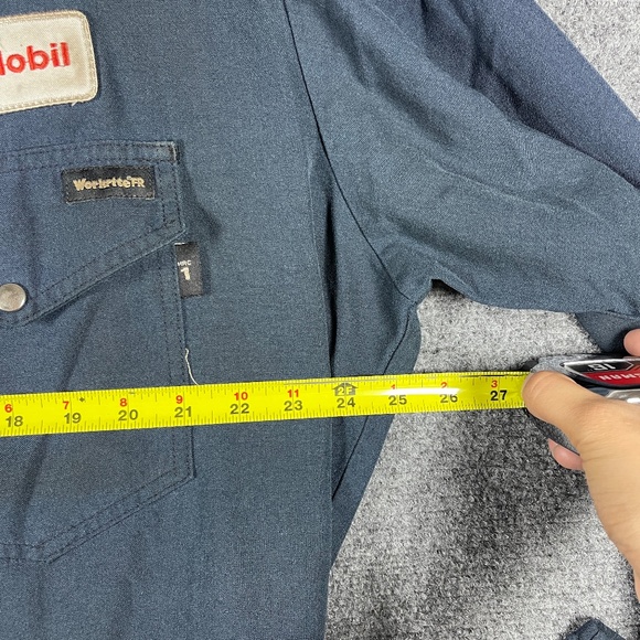 Workrite FR Nomex Coveralls Navy Blue Size 54-R 2XL #1294 - Picture 7 of 10